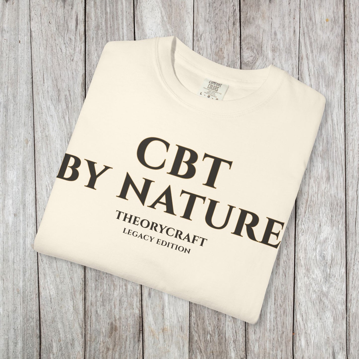 CBT By Nature T-shirt | Minimal Text Tee