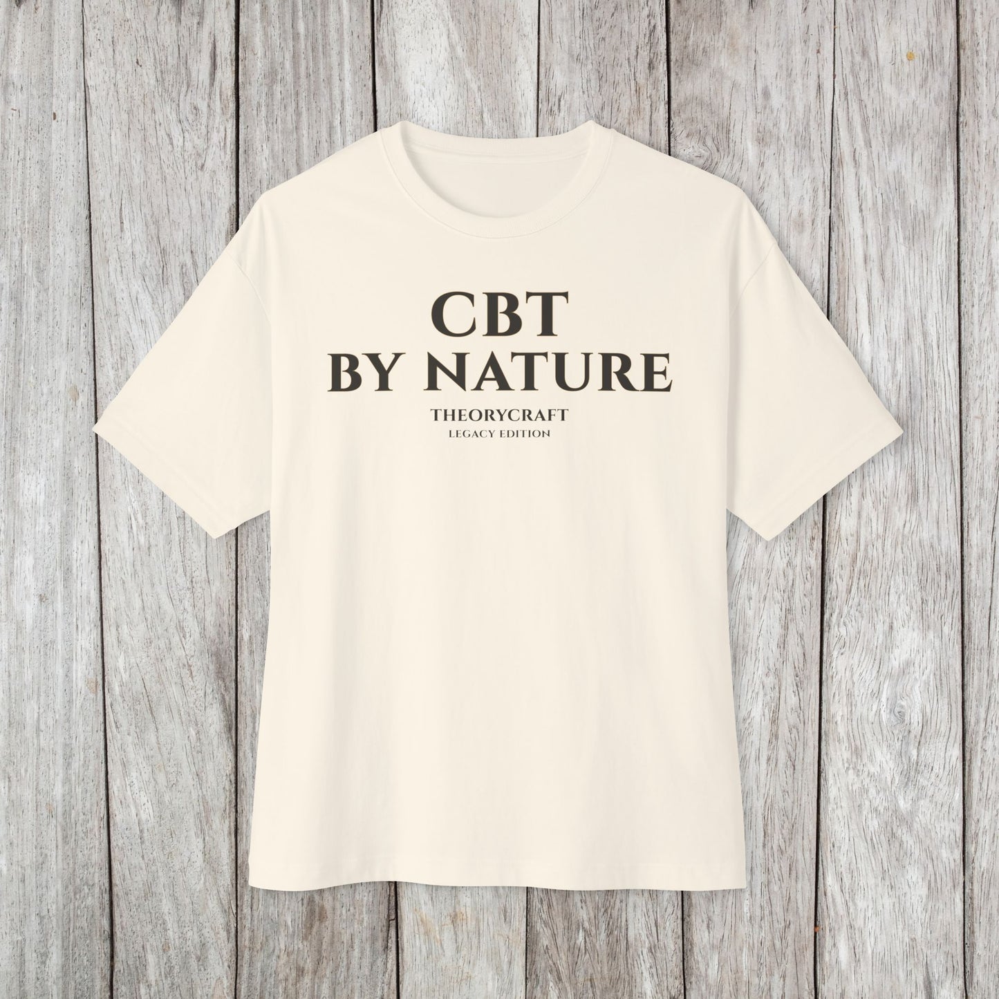 CBT By Nature T-shirt | Minimal Text Tee