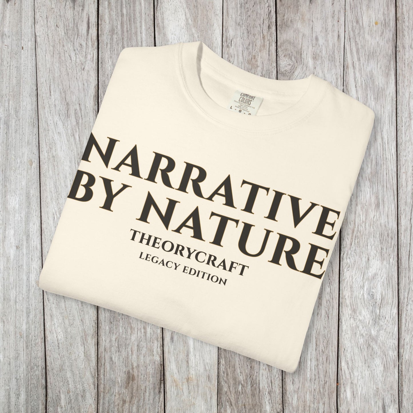 Narrative By Nature T-shirt | Minimal Text Tee