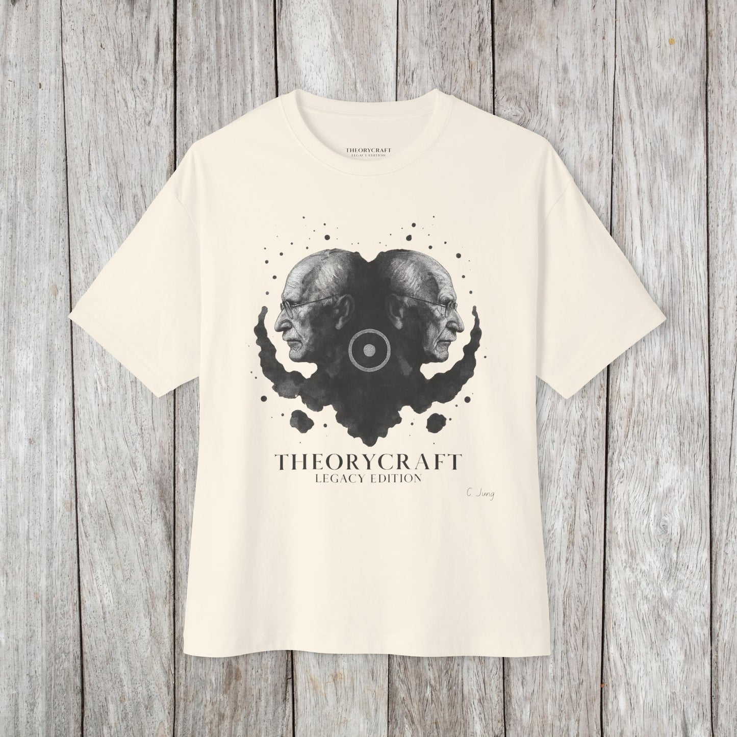 Carl Jung Rorschach Skull Tee | Band Logo Shirt